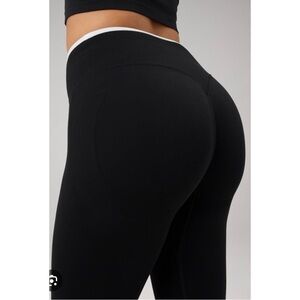 Black and white band Leggings